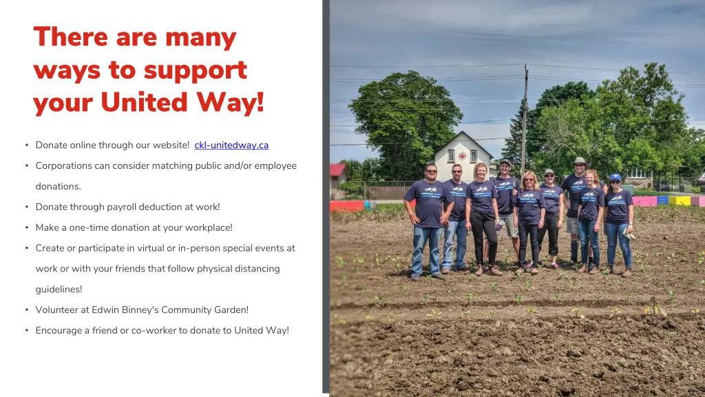 there are many ways to support your united way