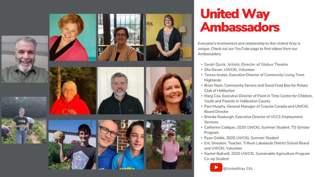united way ambassadors