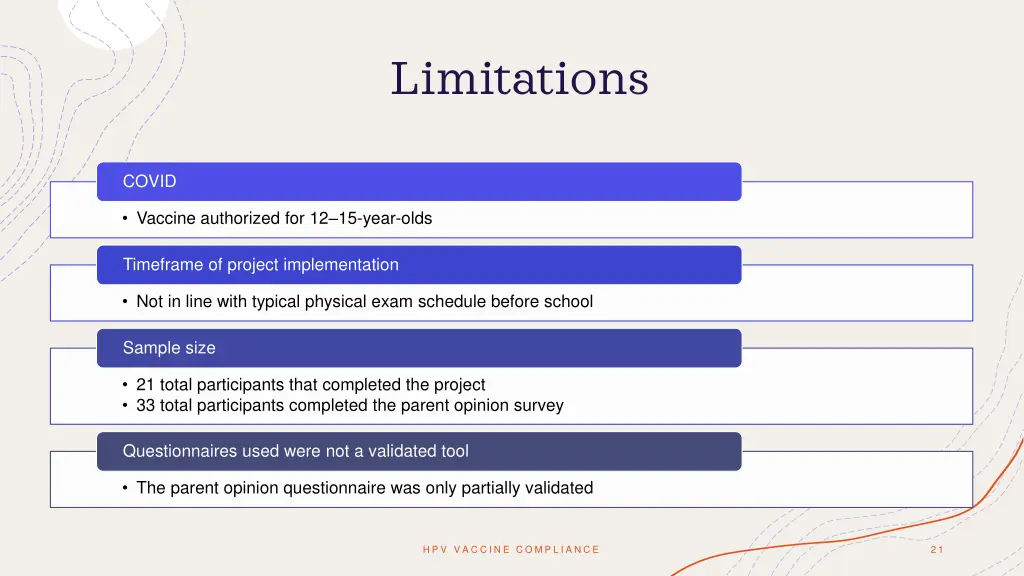 limitations