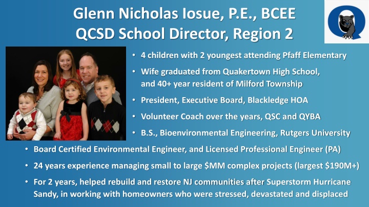 glenn nicholas iosue p e bcee qcsd school