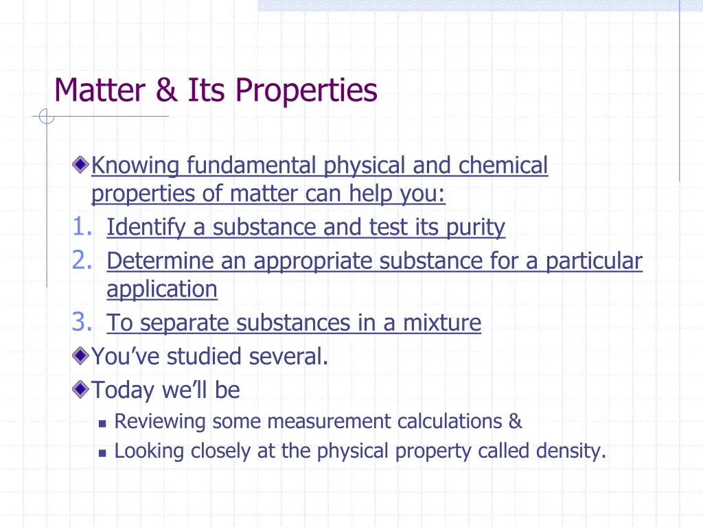 matter its properties