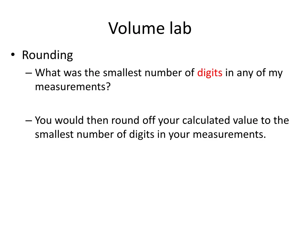 volume lab