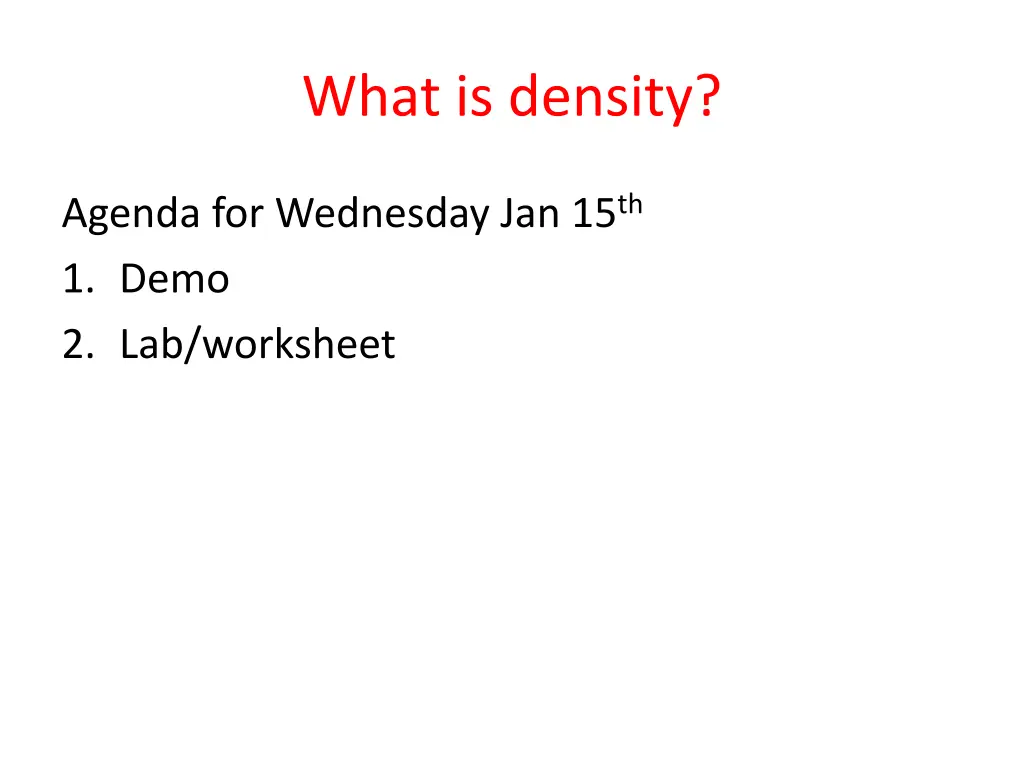 what is density