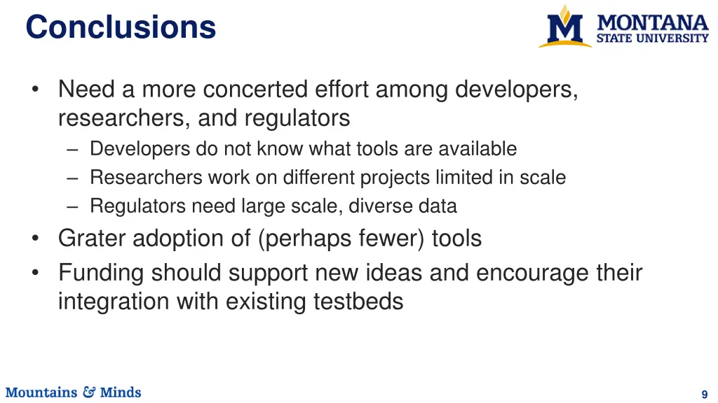 conclusions 1