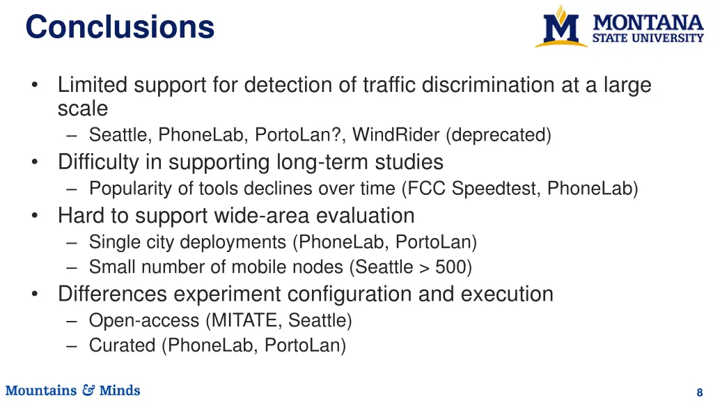 conclusions
