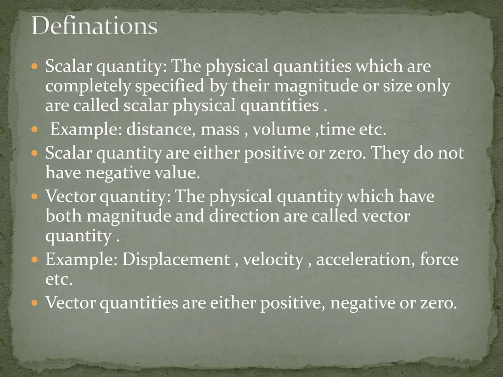 definations
