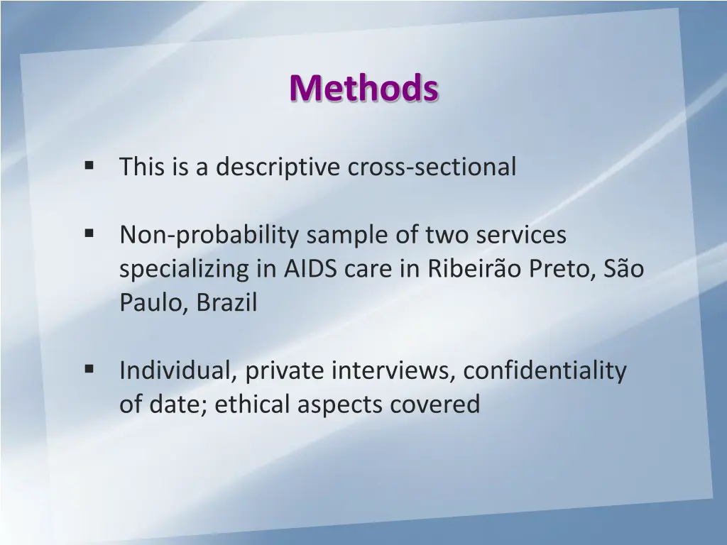 methods