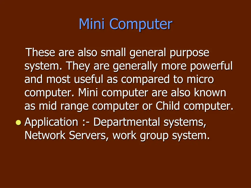 mini computer