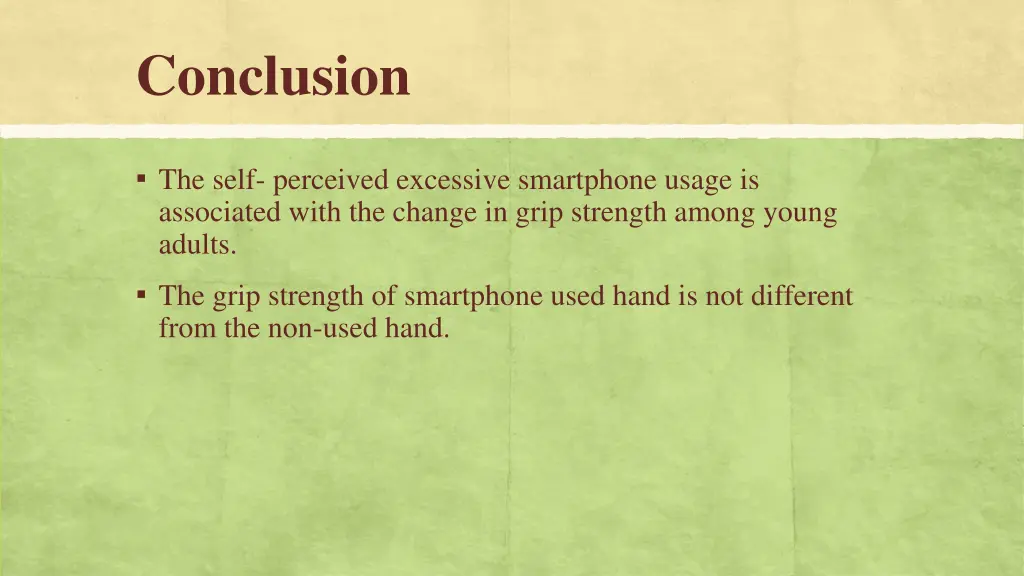 conclusion