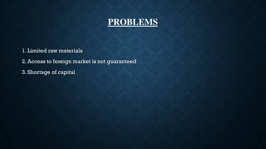 problems