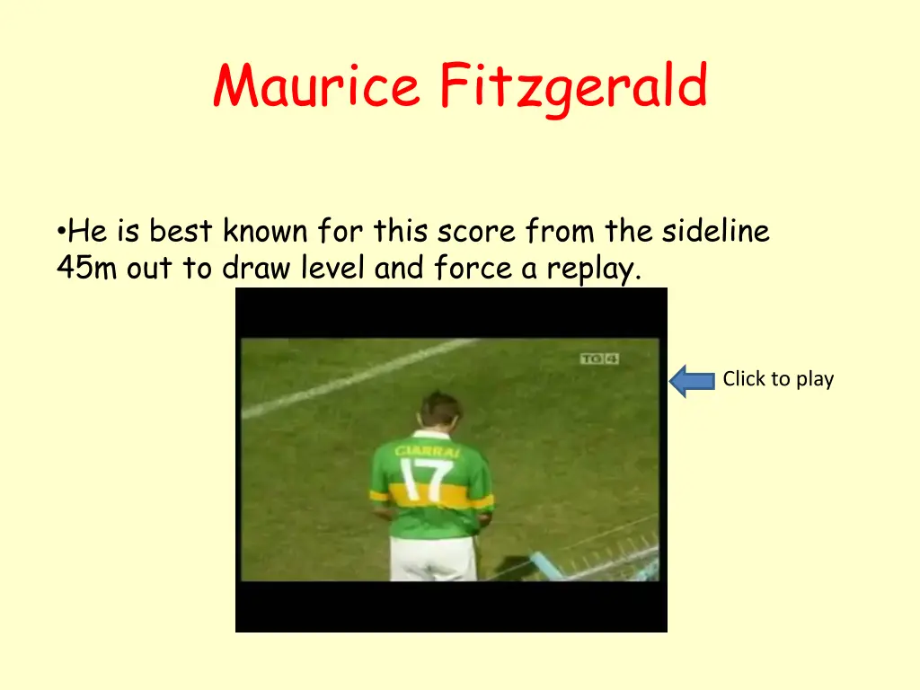maurice fitzgerald