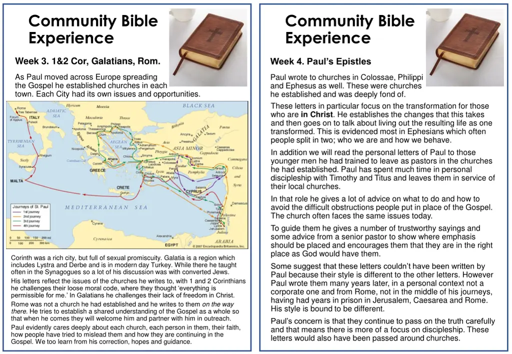 community bible experience 2