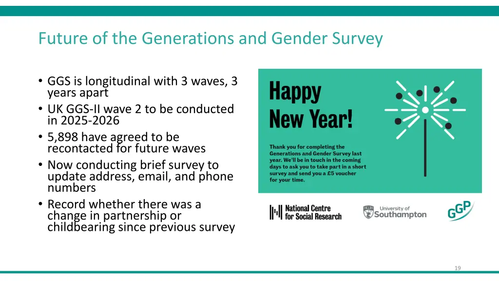 future of the generations and gender survey