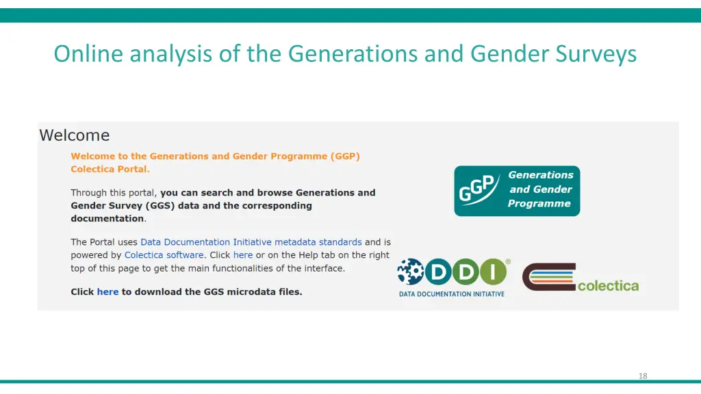 online analysis of the generations and gender