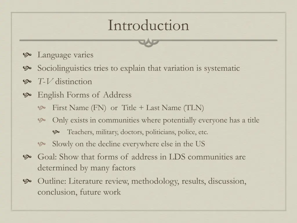 introduction