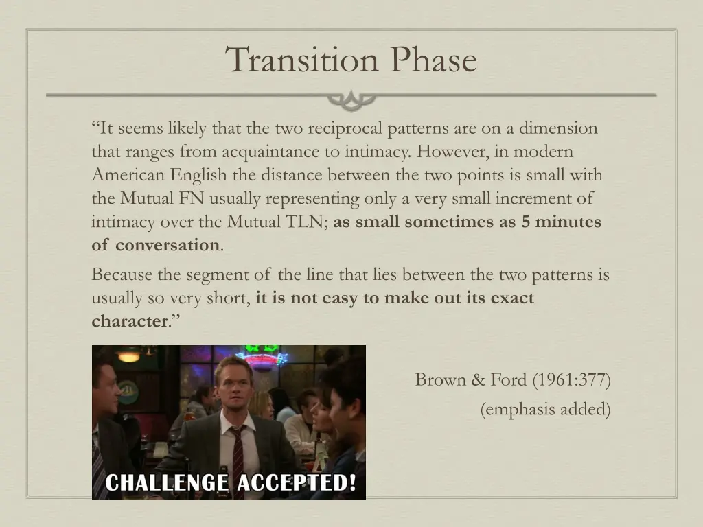 transition phase