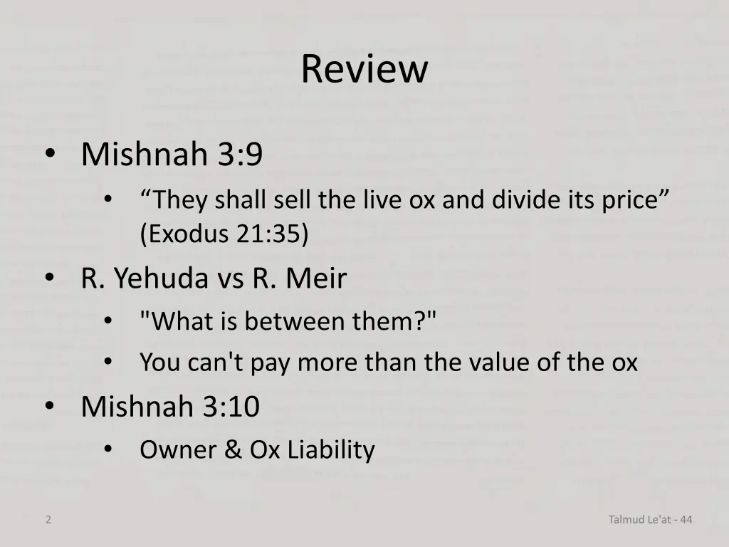 review