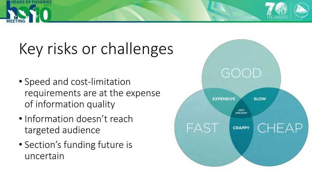 key risks or challenges