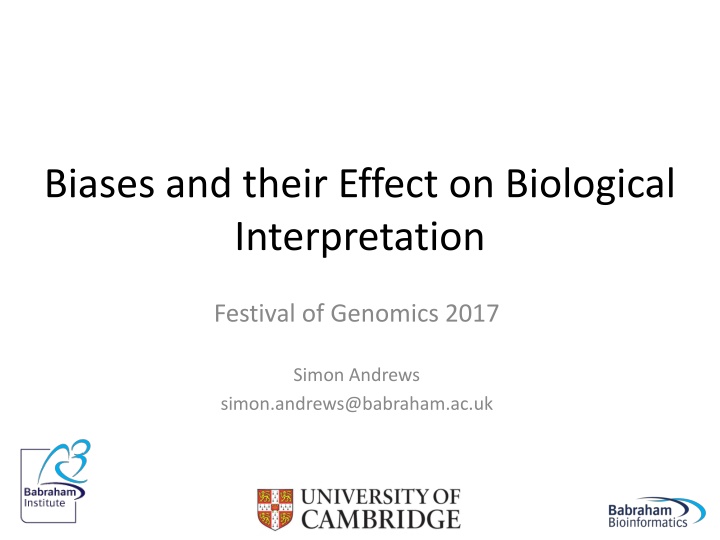 biases and their effect on biological