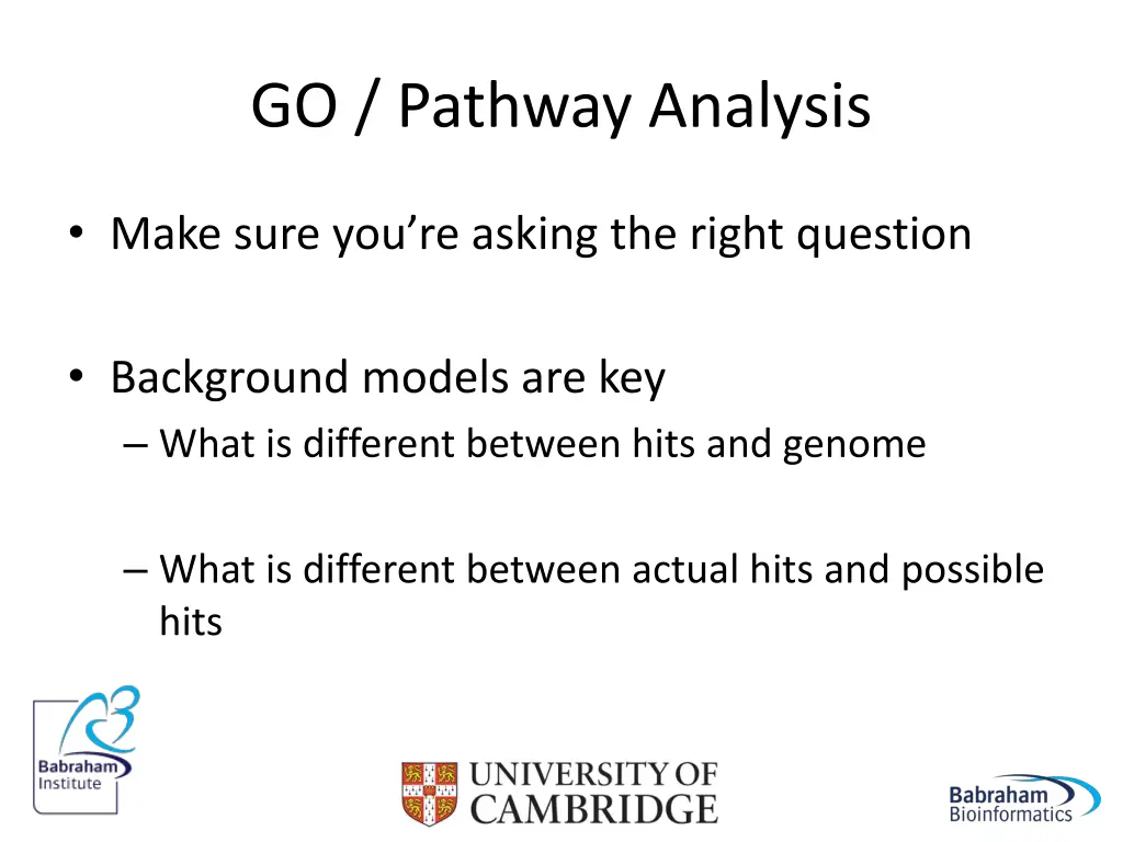 go pathway analysis