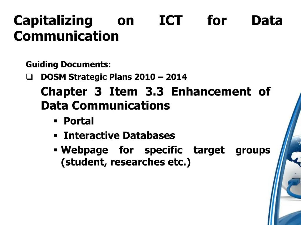 capitalizing communication