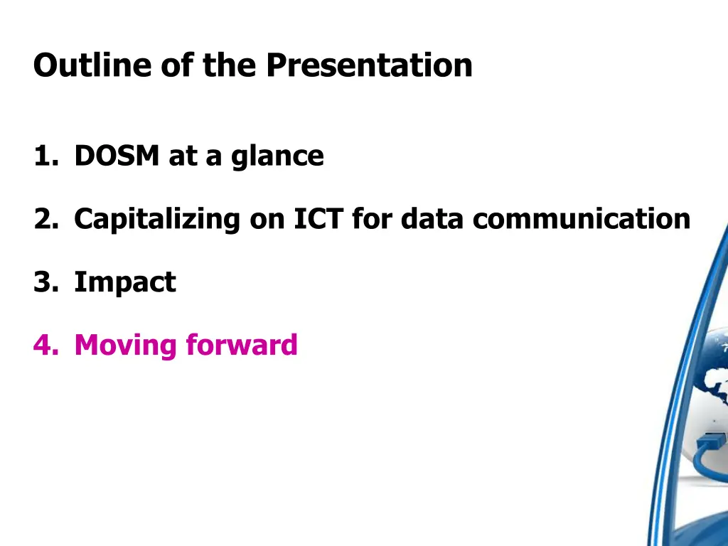 outline of the presentation 4
