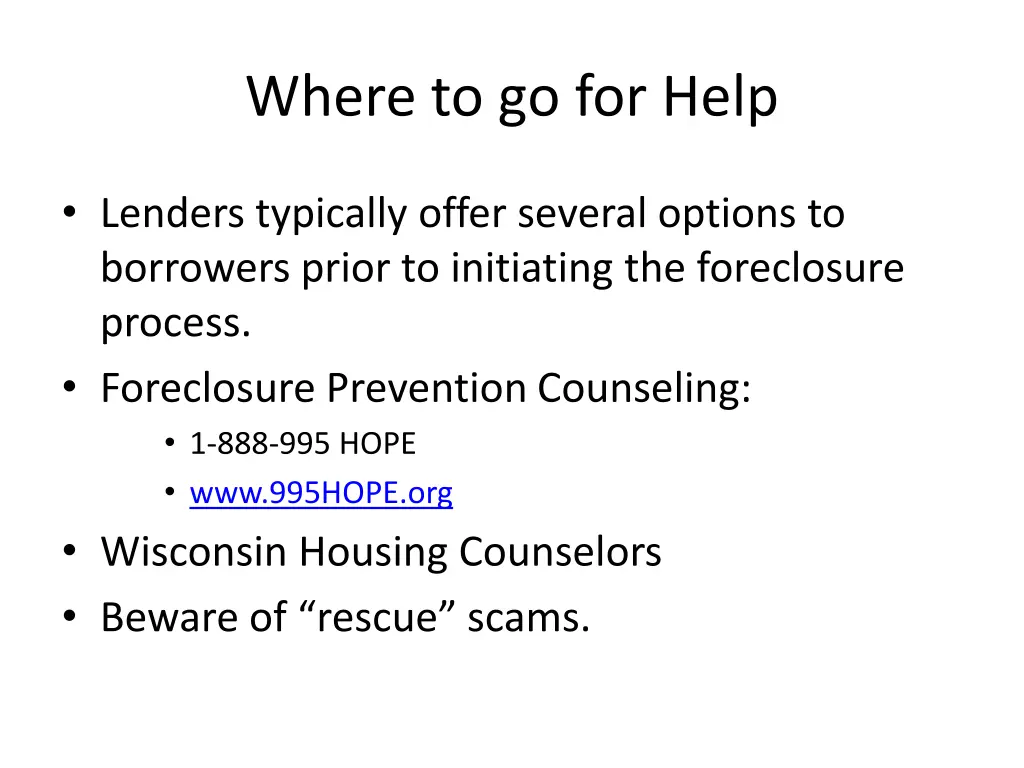 where to go for help