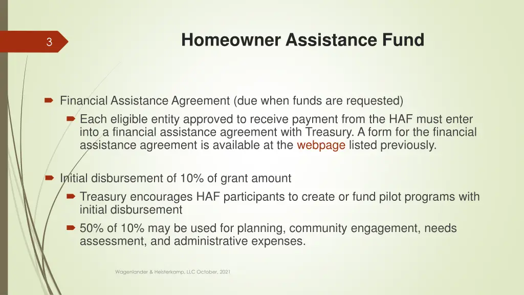 homeowner assistance fund 1