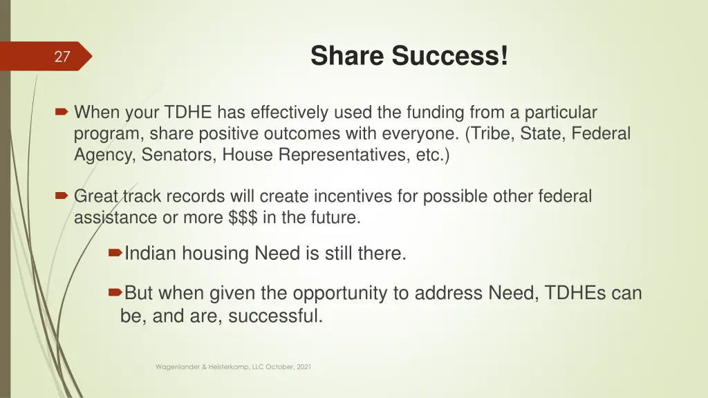 share success