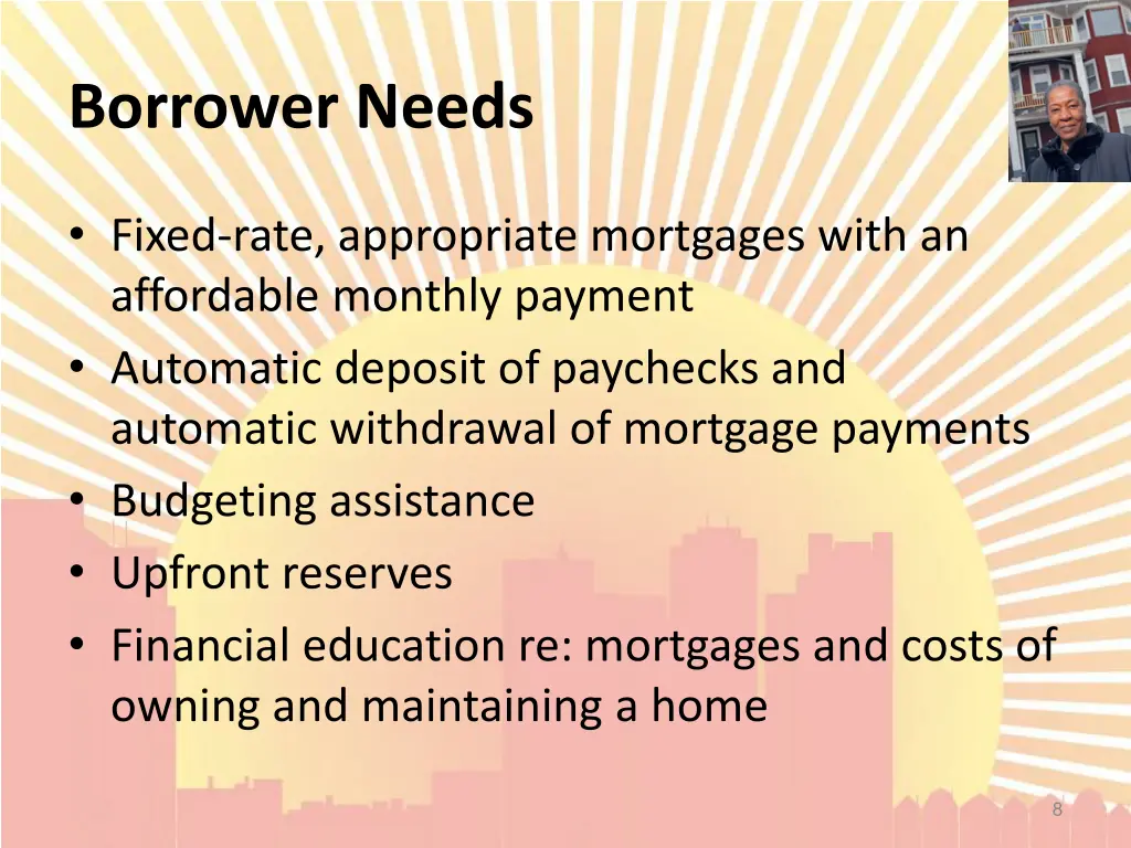 borrower needs