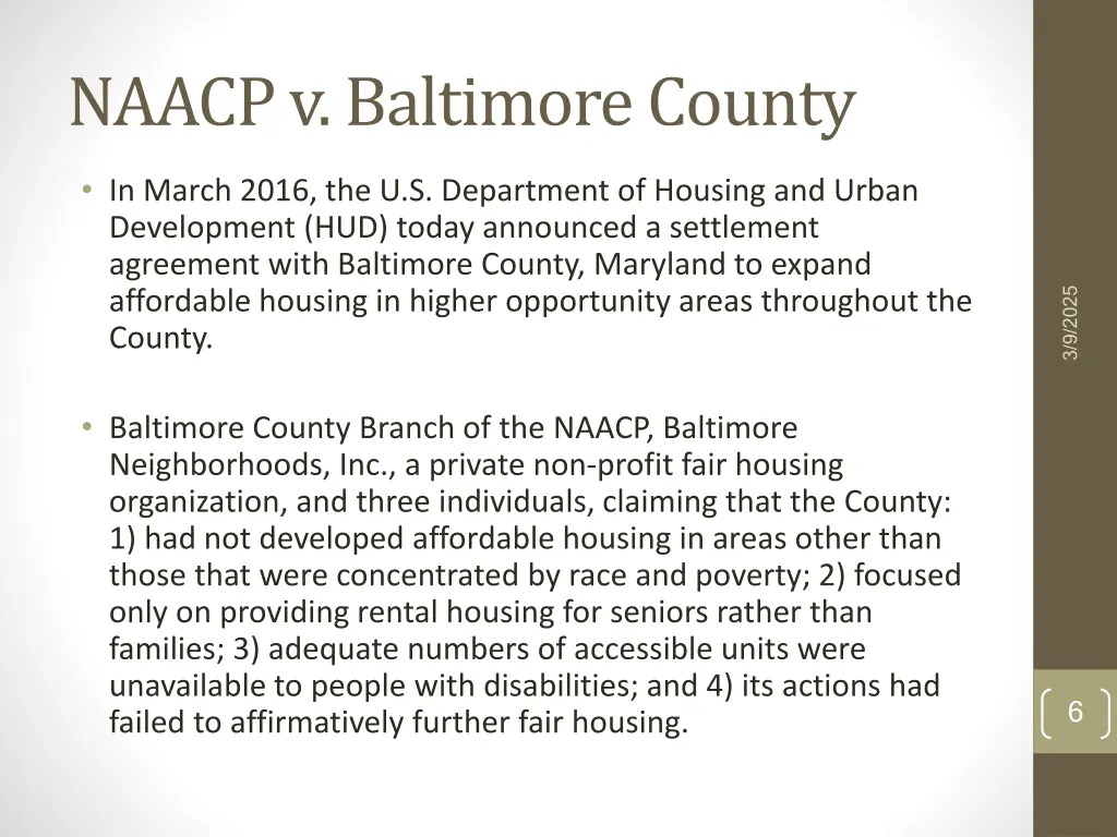 naacp v baltimore county