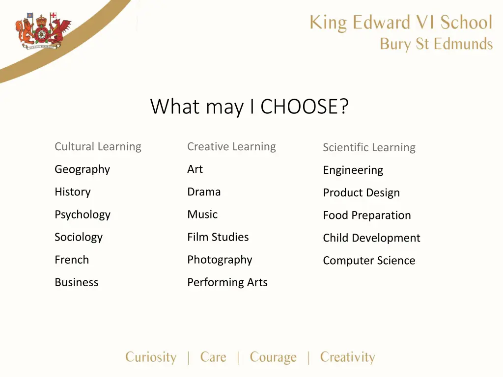 what may i choose