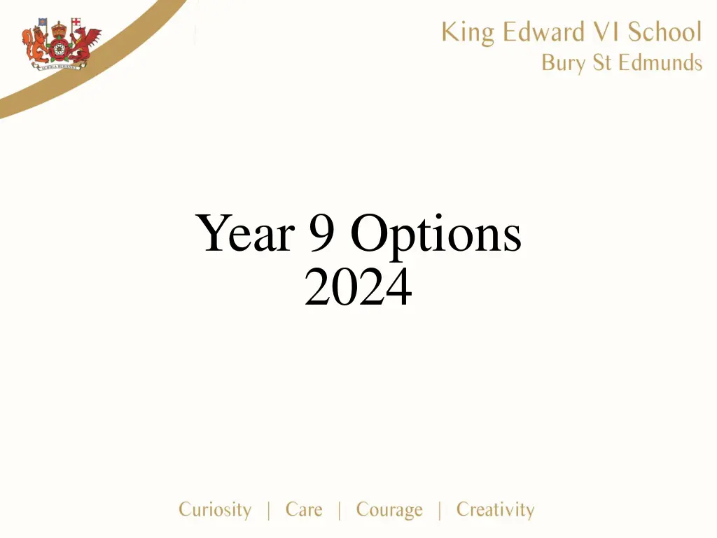 year 9 options 2024 1