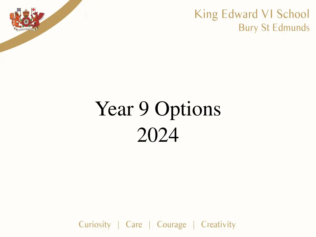 year 9 options 2024