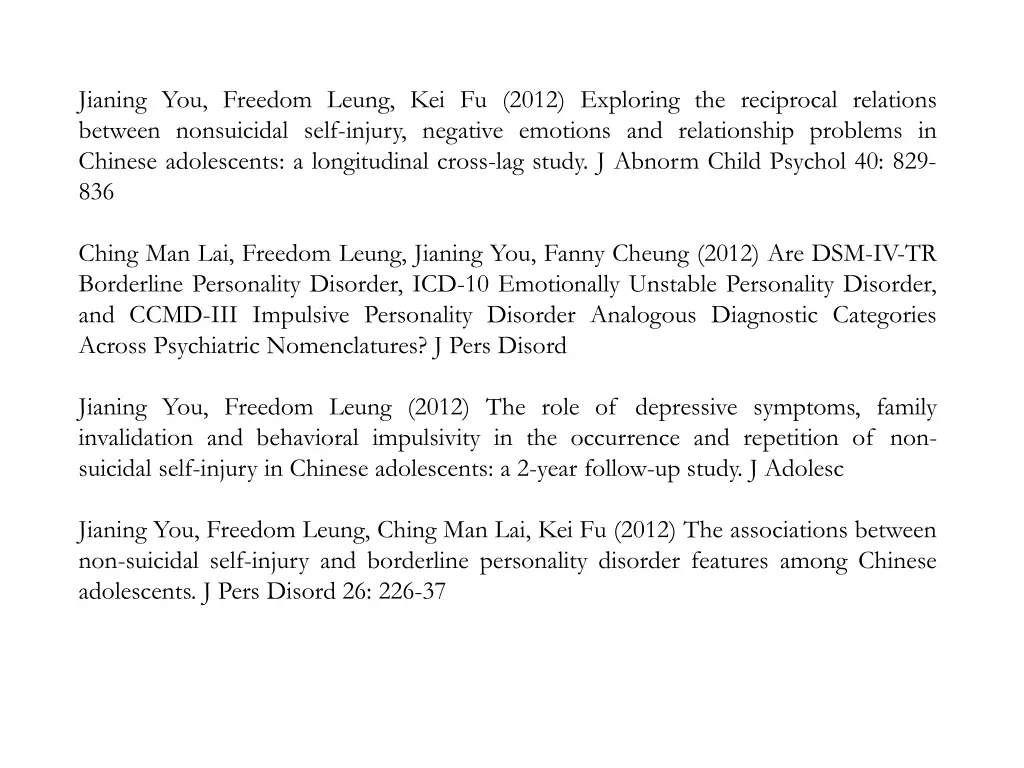 jianing you freedom leung kei fu 2012 exploring
