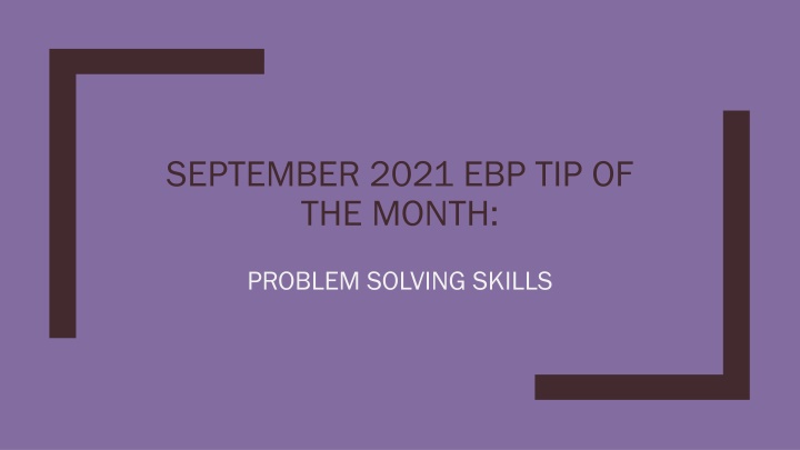 september 2021 ebp tip of the month