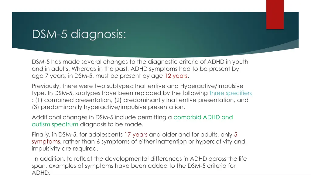 dsm 5 diagnosis