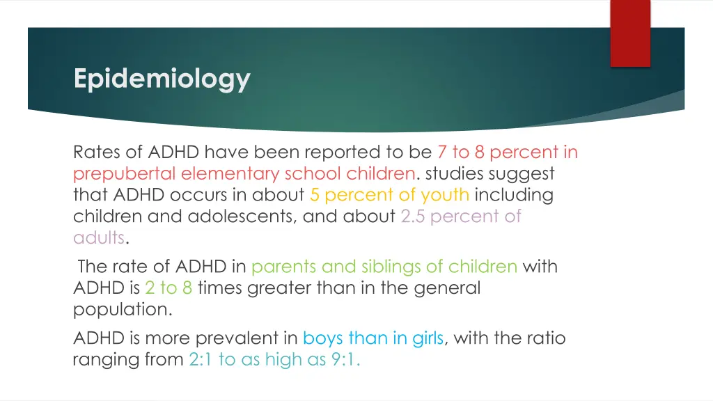 epidemiology