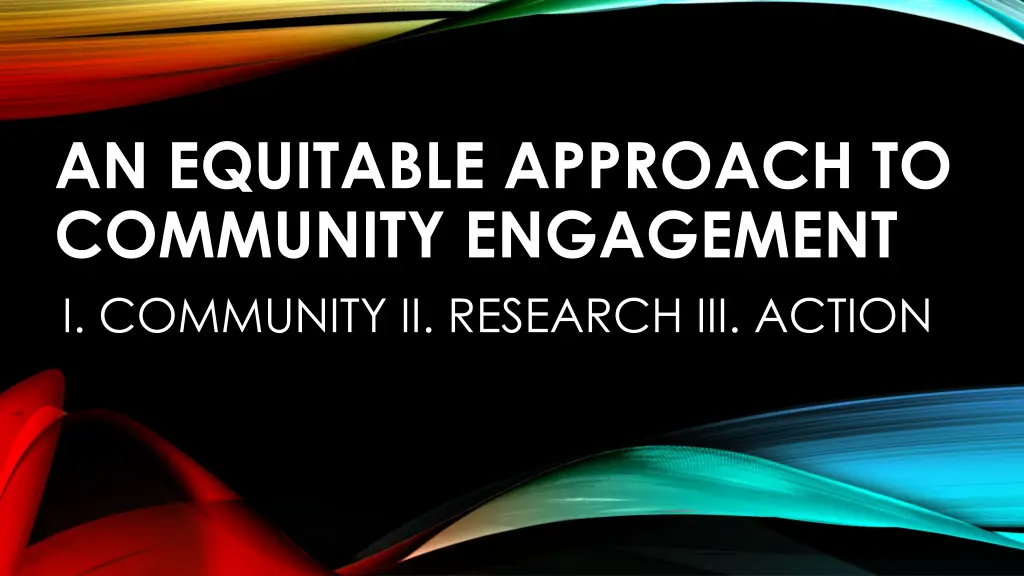 an equitable approach to community engagement