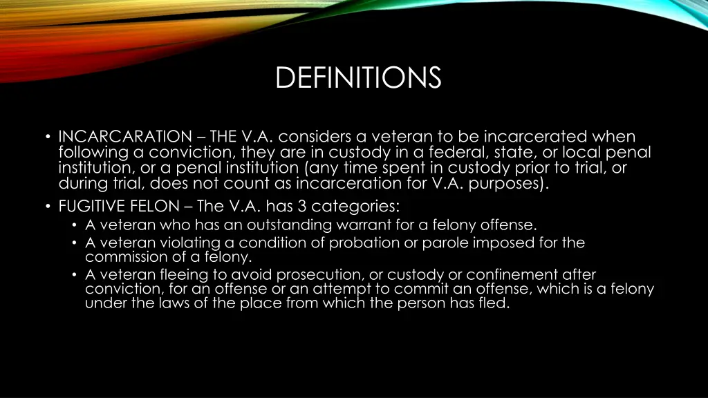 definitions