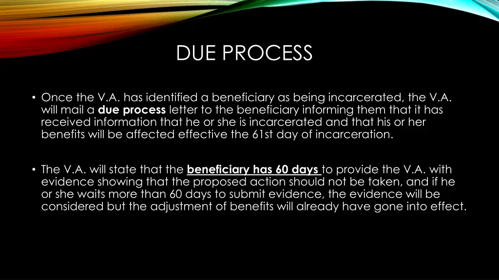due process