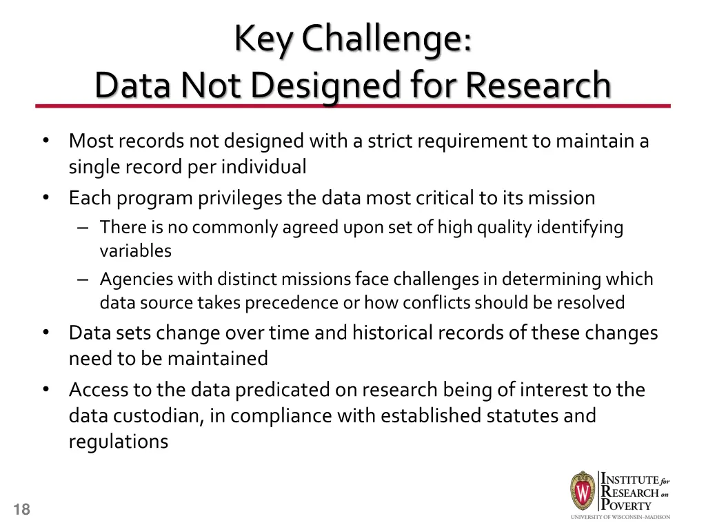 key challenge