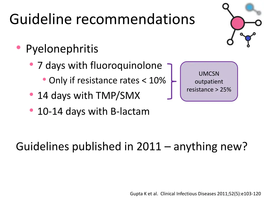 guideline recommendations 1