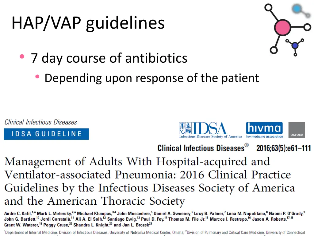 hap vap guidelines
