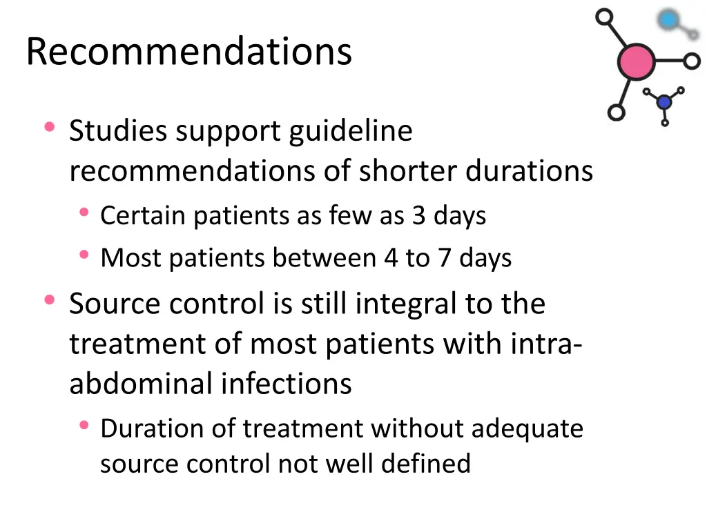 recommendations 1