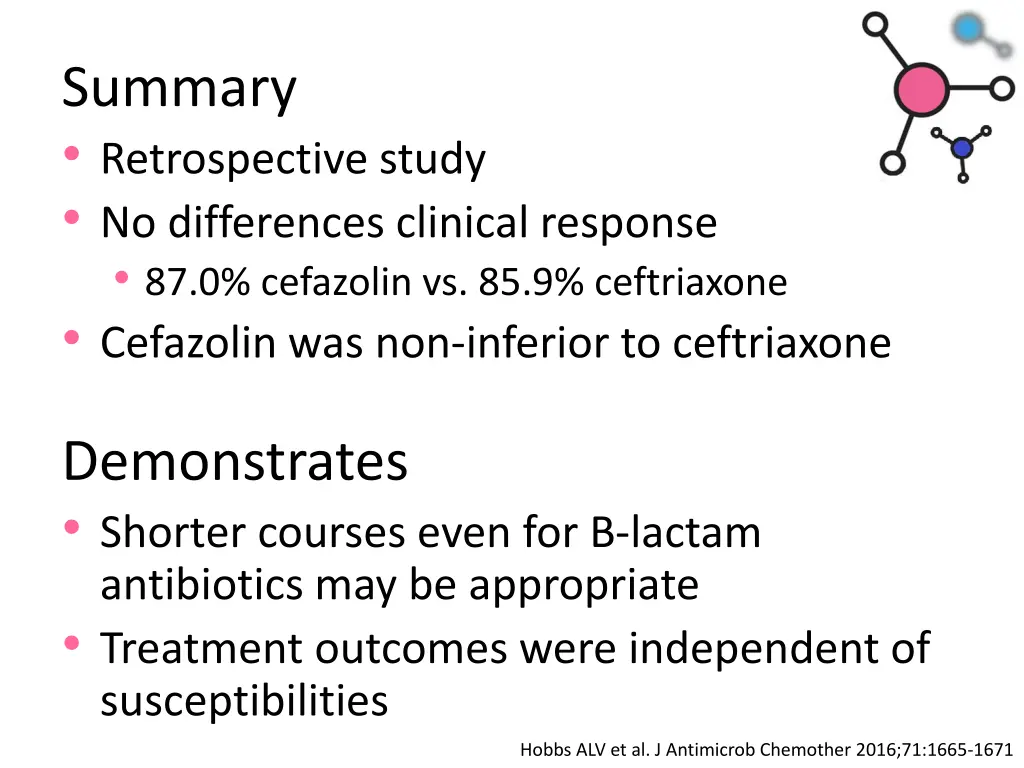 summary retrospective study no differences