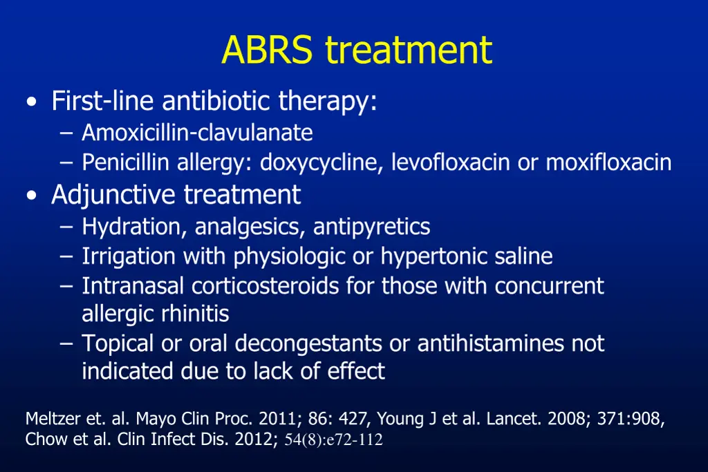 abrs treatment