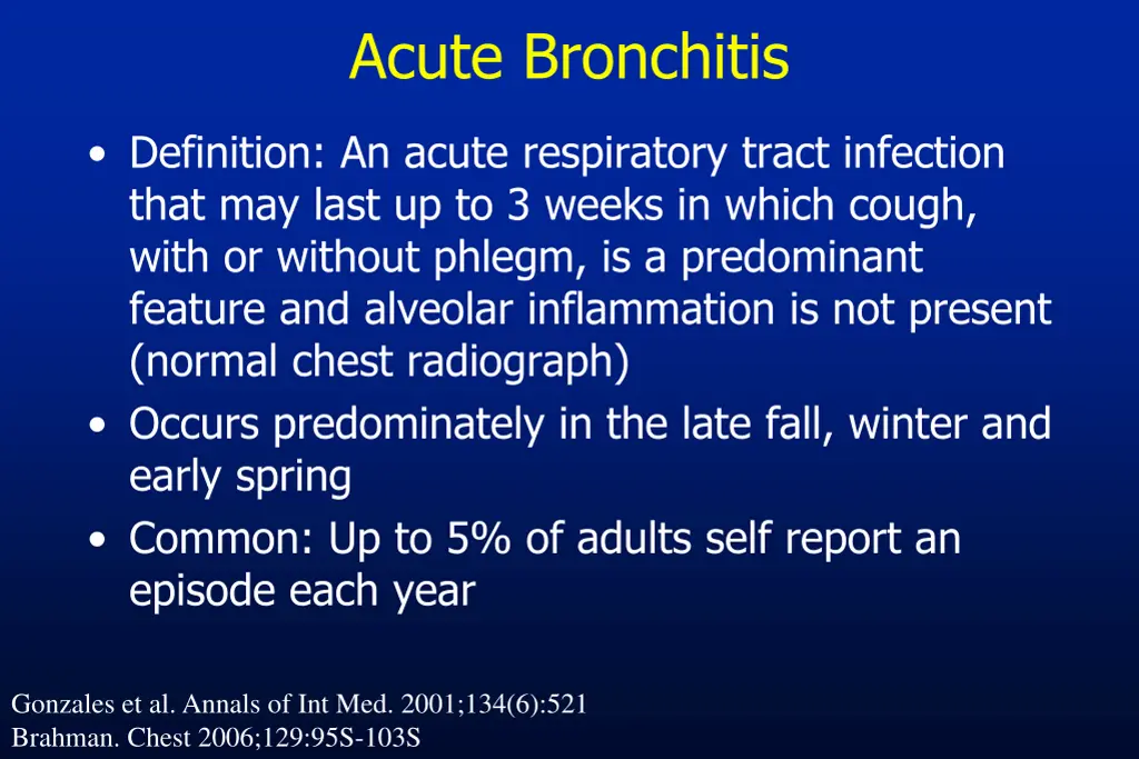 acute bronchitis 1