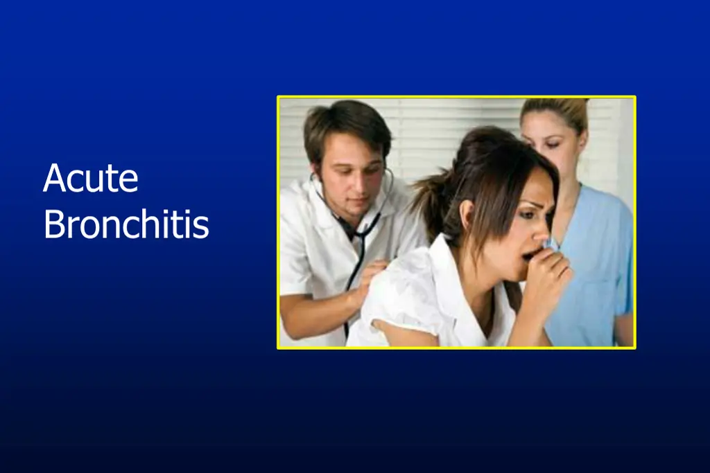 acute bronchitis