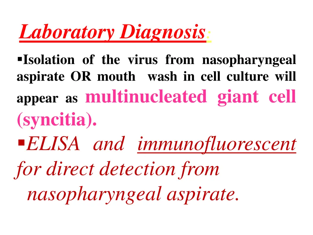 laboratory diagnosis 1